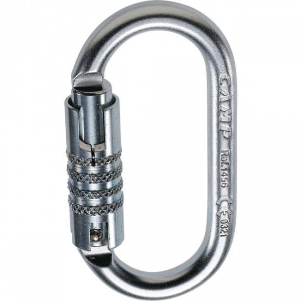 Oval Pro 3Lock karabinek stalowy CAMP