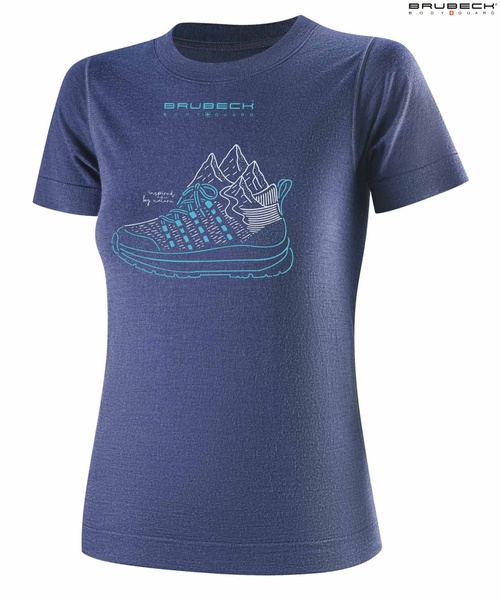 DAMSKI T-SHIRT Z WEŁNY MERINO OUTDOOR WOOL PRO BUT