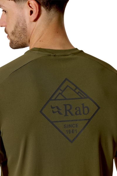 Męska koszulka Force Stamp Tee Rab