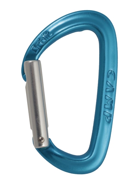 Karabinek Orbit prosty, kolor niebieski CAMP