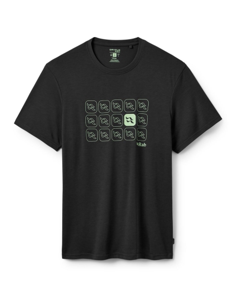 Męska koszulka Crimp Repeat Tee Rab