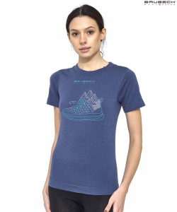 DAMSKI T-SHIRT Z WEŁNY MERINO OUTDOOR WOOL PRO BUT