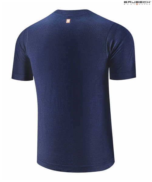 MĘSKI T-SHIRT Z WEŁNY MERINO OUTDOOR WOOL PRO PLECAK