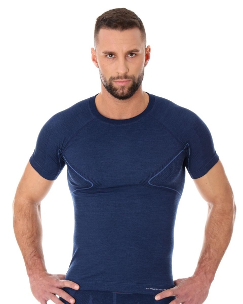 KOSZULKA MĘSKA MERINO  ACTIVE WOOL BRUBECK