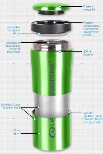 Kubek termiczny Thermal Mug Matt Coral  0,3L Lifeventure